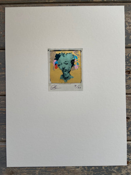 Andrew Millar - Apparition - Signed Gold Leaf Polaroid Edition (Framed)