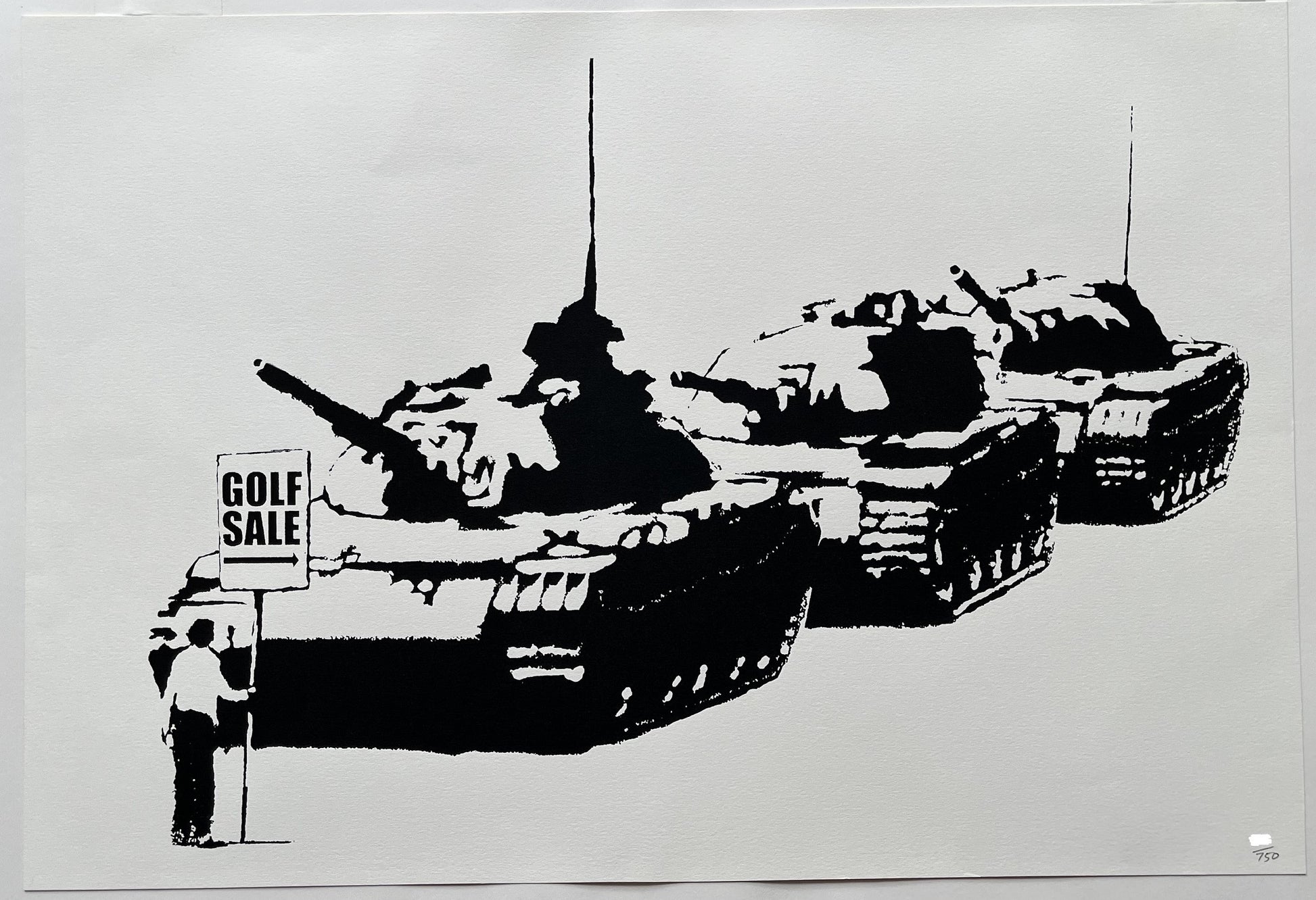 Banksy - Golf Sale Unsigned Screenprint