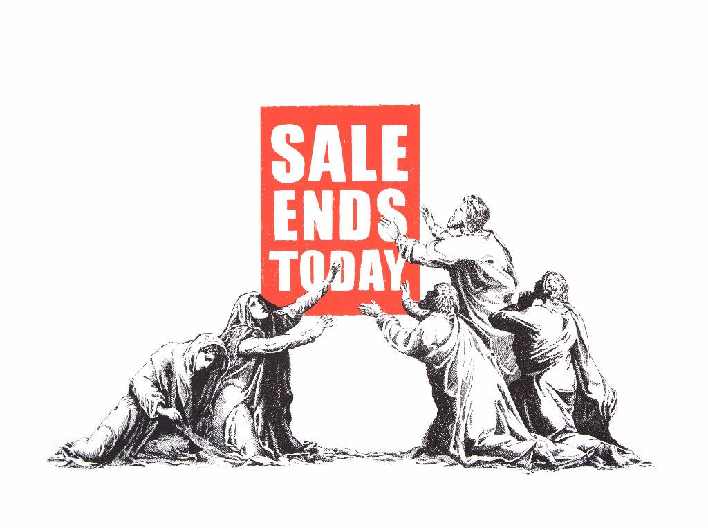 Banksy - Sale Ends v2.0 Signed Screenprint Pictures on Walls