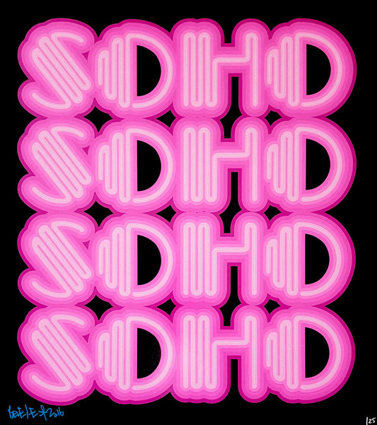 Ben Eine - Soho (Pink)
