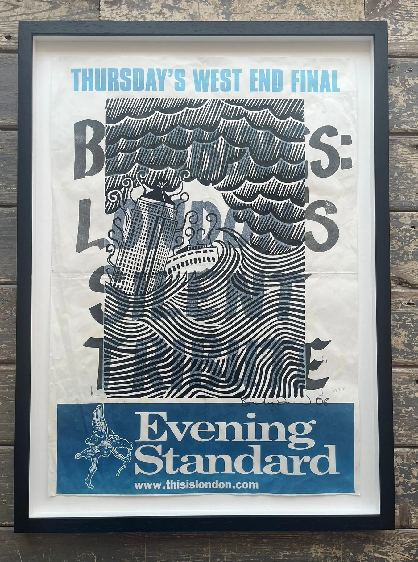 Stanley Donwood - London's Silent Tribute (Unique)