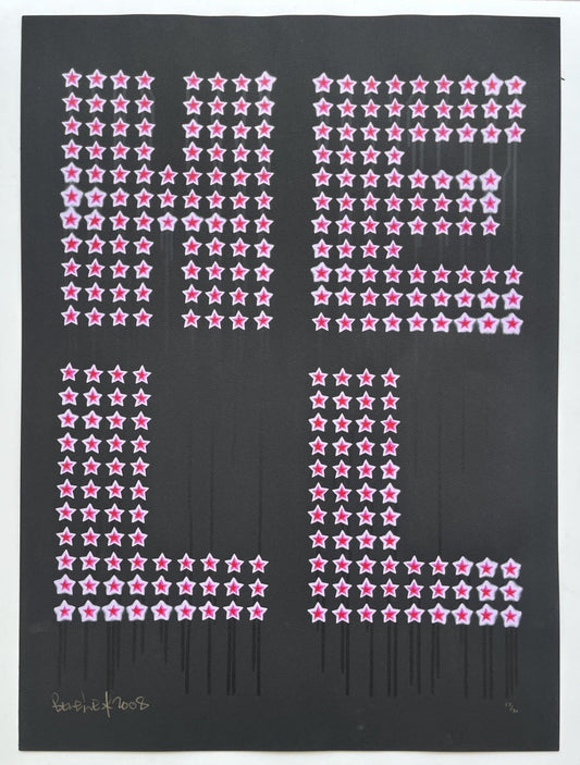 Ben Eine - Hell (Pink)