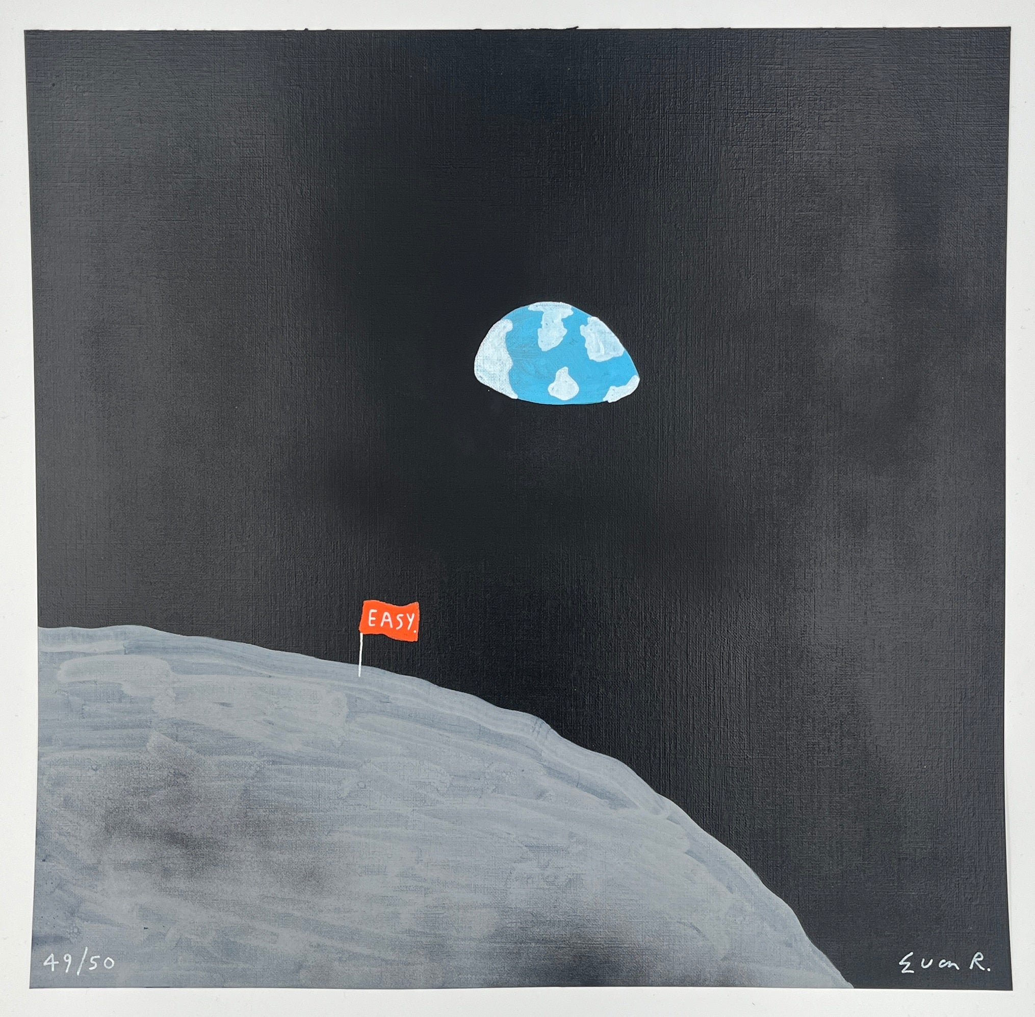 Euan Roberts - Easy Moon (Hand-Painted Multiple)