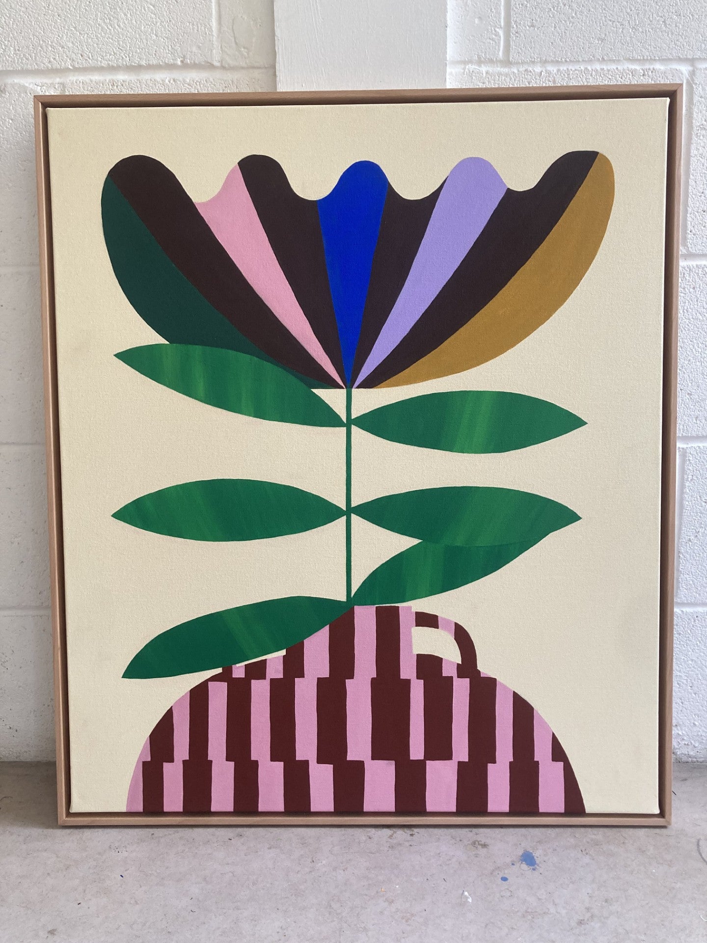 HelloMarine - Fleur IX (Original Canvas)