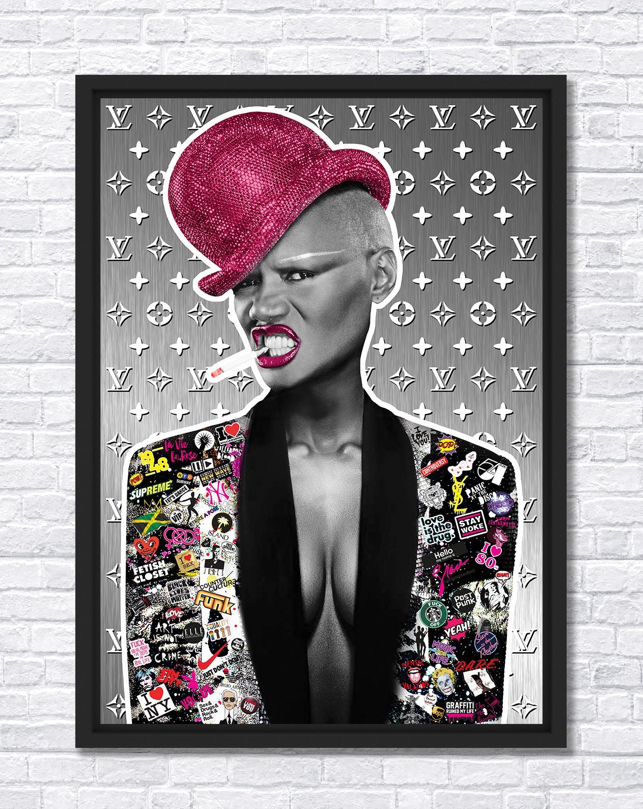 The Postman -  Grace Jones ( Hand-Finished Print)