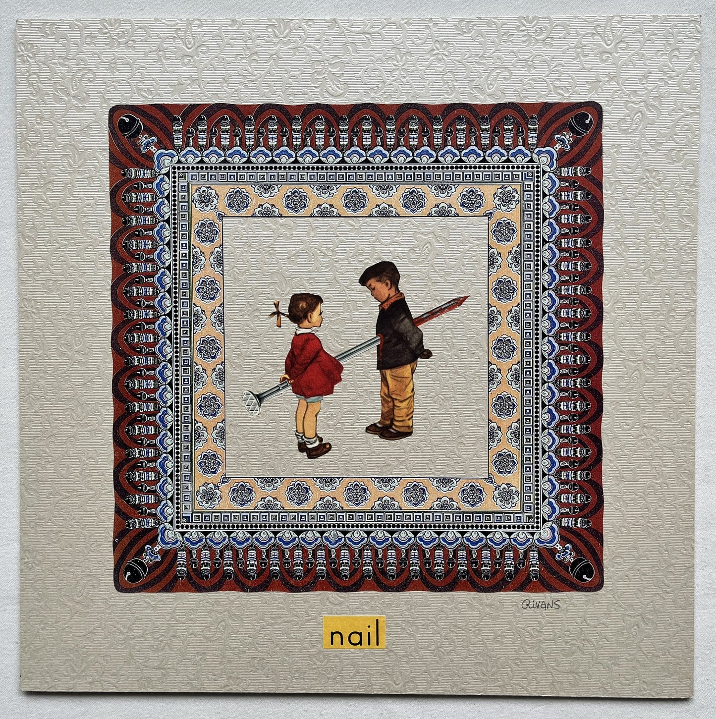 Maria Rivans - Alternative ABC (Nail) (Original Collage)
