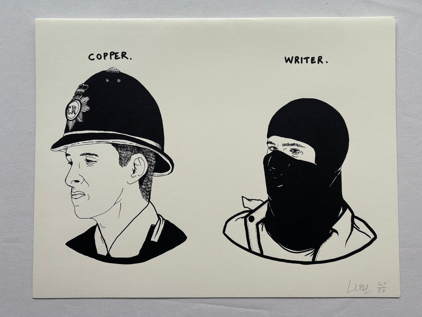 Lushsux - Copper / Writer Screenprint