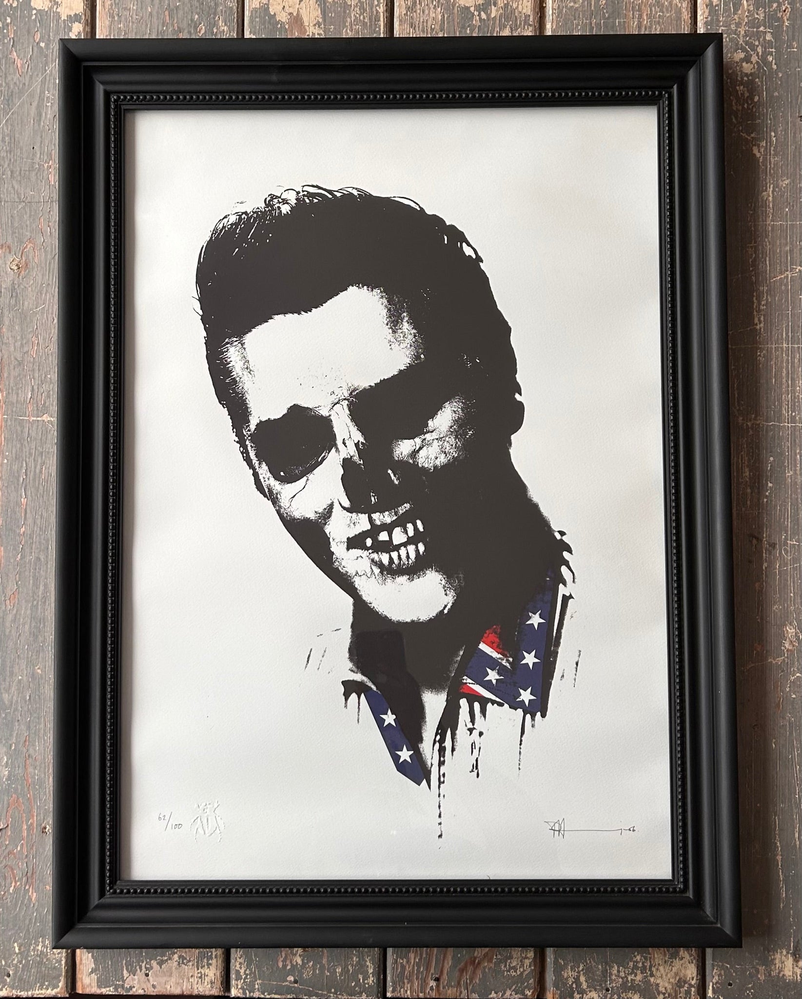 Paul Insect - Dead Elvis (Signed & Framed)