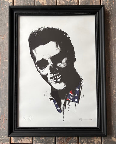 Paul Insect - Dead Elvis (Signed & Framed)