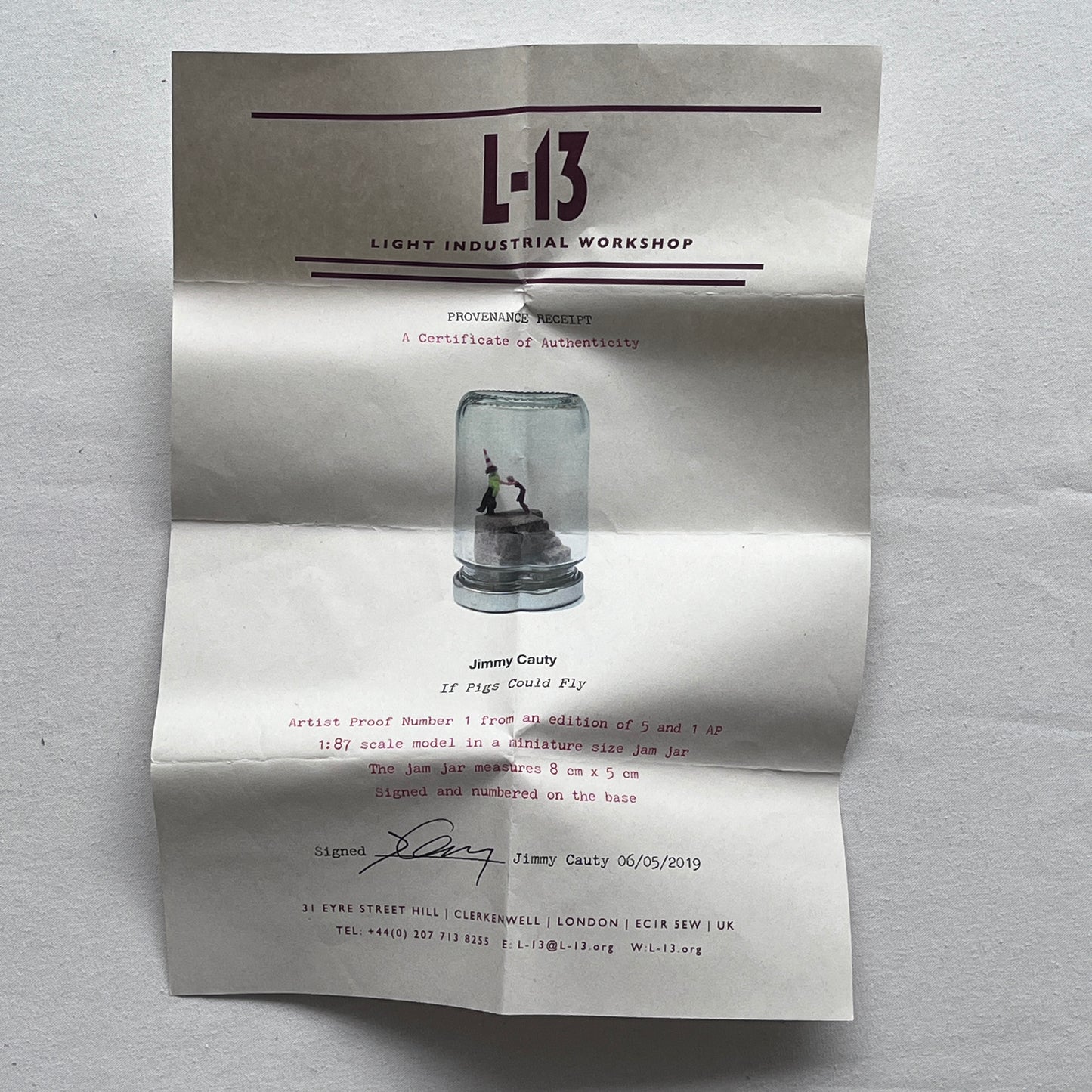 Jimmy Cauty - Riot In A Jam Jar (If Pigs Could Fly)