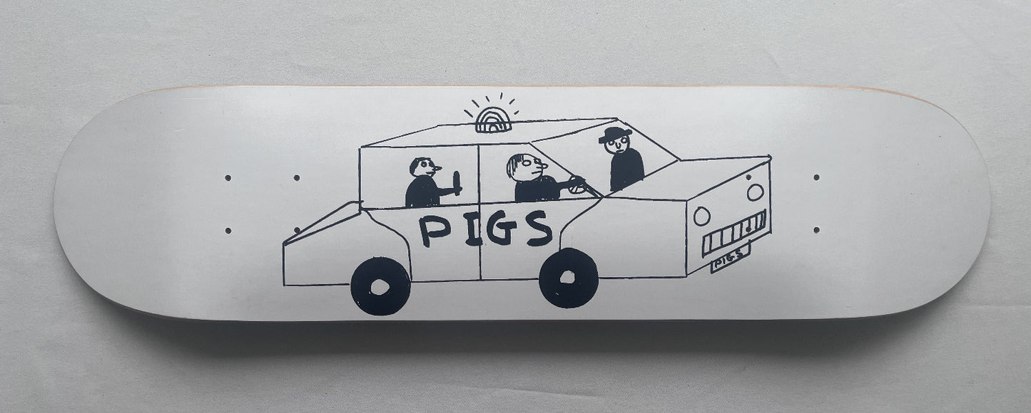 David Shrigley - Pigs (Skate Deck)