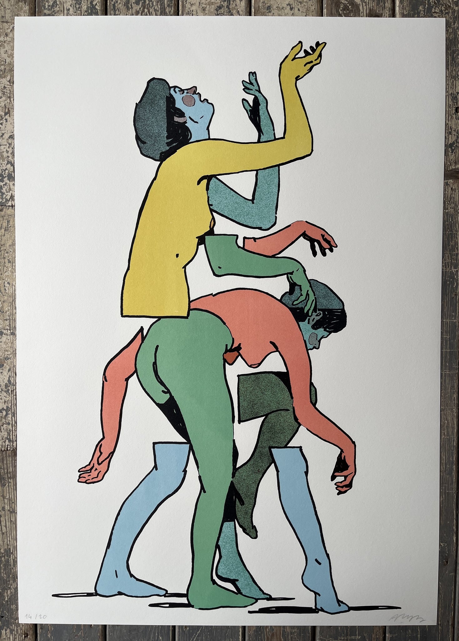 Aryz - El Festejo 1 Signed Lithograph