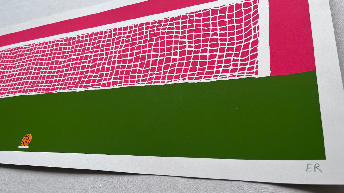 Euan Roberts - 10 Yards From Destiny (Hand-Finished Screenprint)