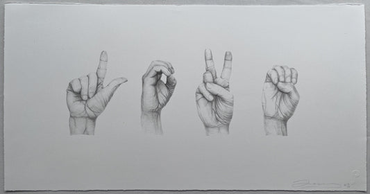 Dean Zeus Colman  - Signed With Love (White) (Artist Proof)