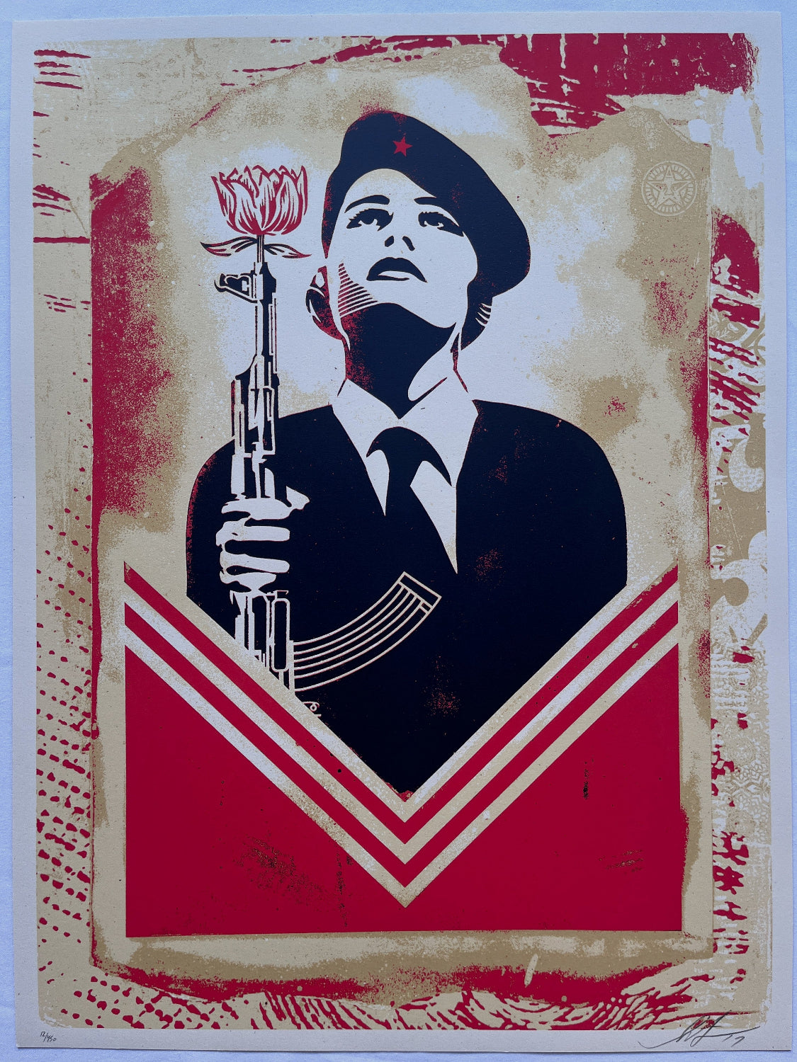 Shepard Fairey - Peace Guard 2 Stencil (Lisbon)
