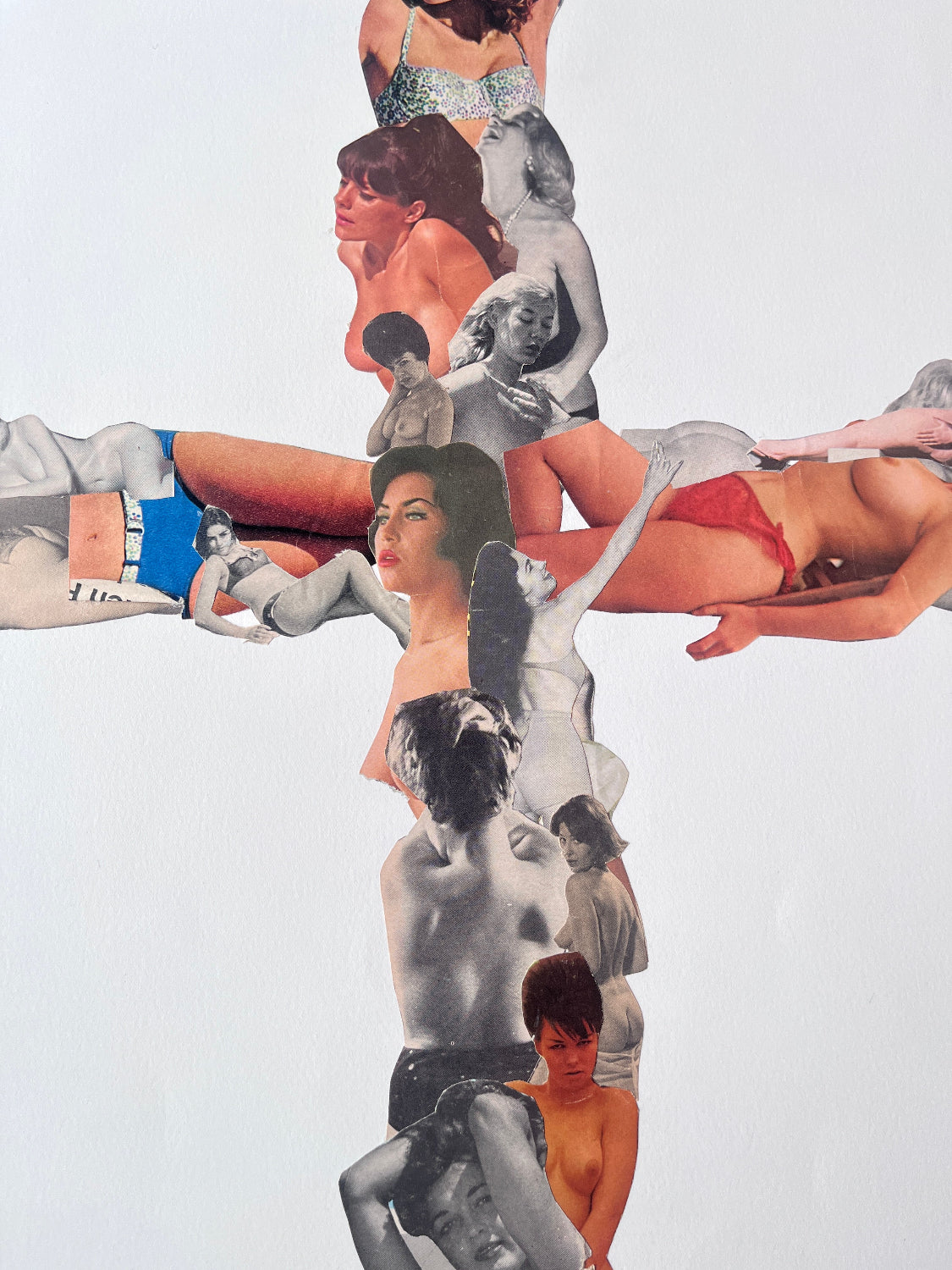 Cyclops (Lucas Price) - Fuck You (Original Collage on Paper)