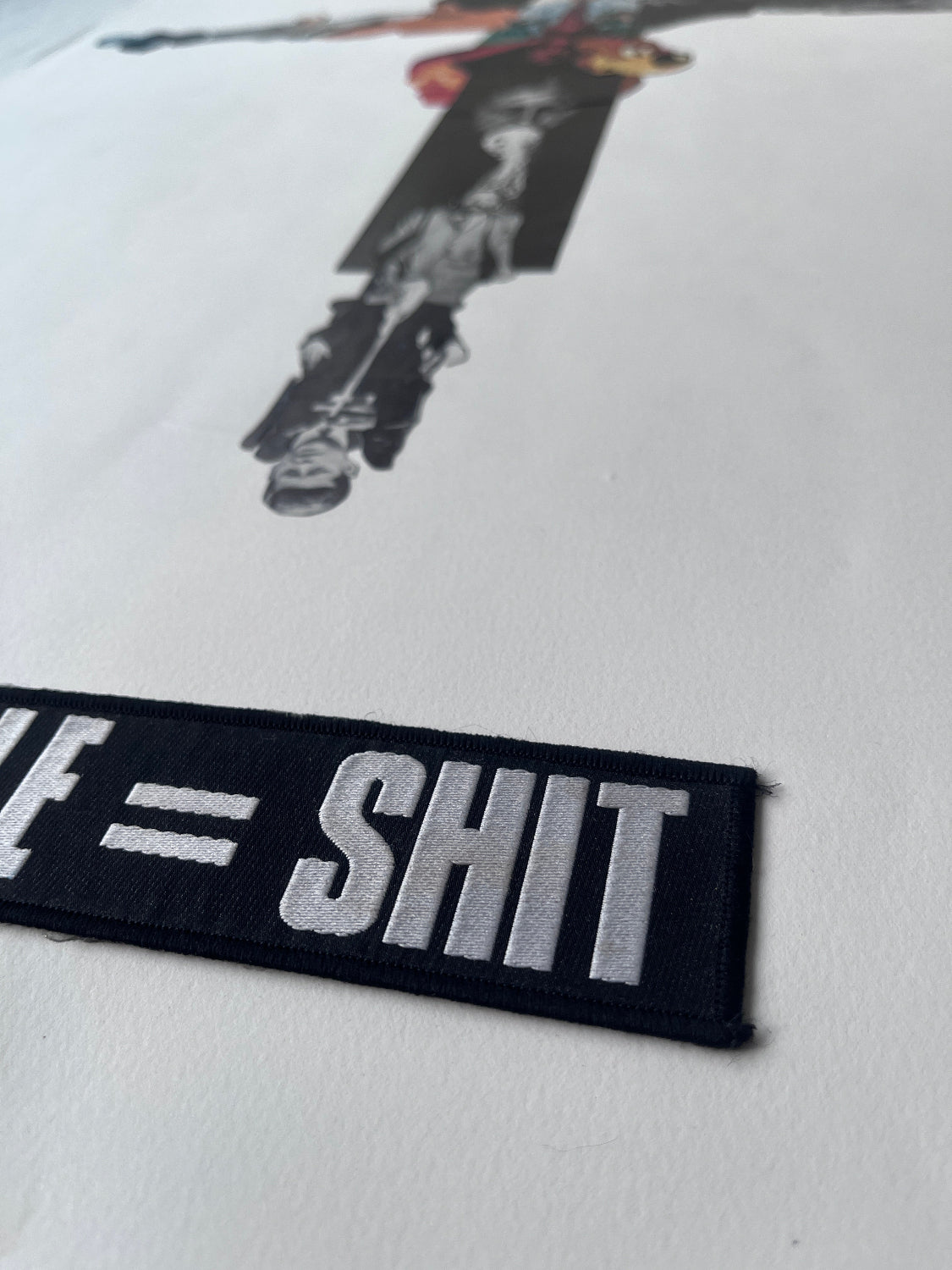 Cyclops (Lucas Price) - People = Shit (Original Collage on Paper)