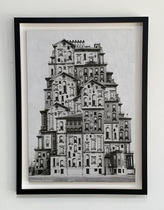 Lola Dupré - The David Davis Mansion (XL Original Collage)