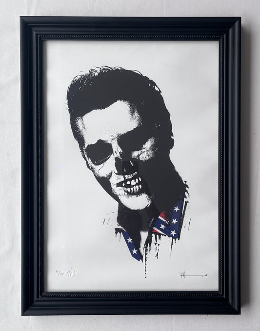 Paul Insect - Dead Elvis (Signed & Framed)