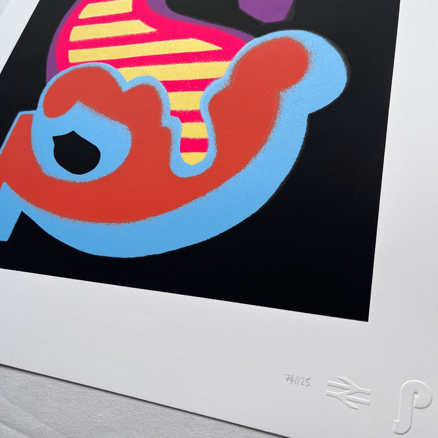 Ben Eine - Letter S (Yellow Variant)