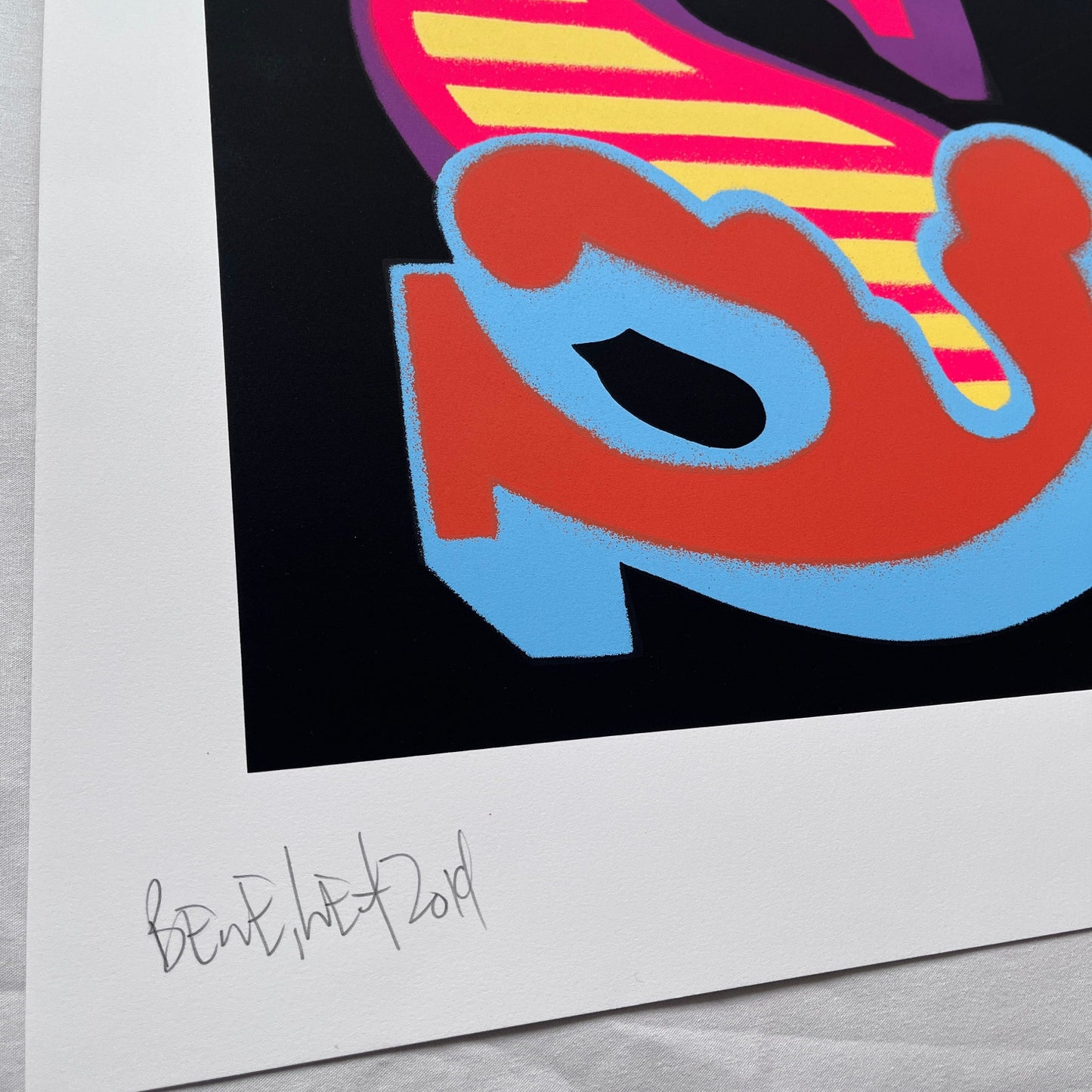 Ben Eine - Letter S (Yellow Variant)