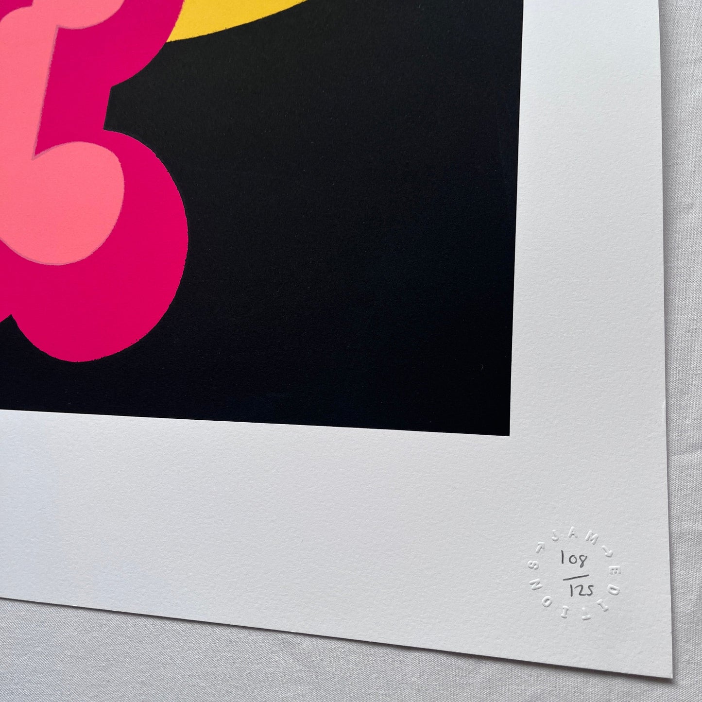 Ben Eine - Letter P (Yellow Variant)