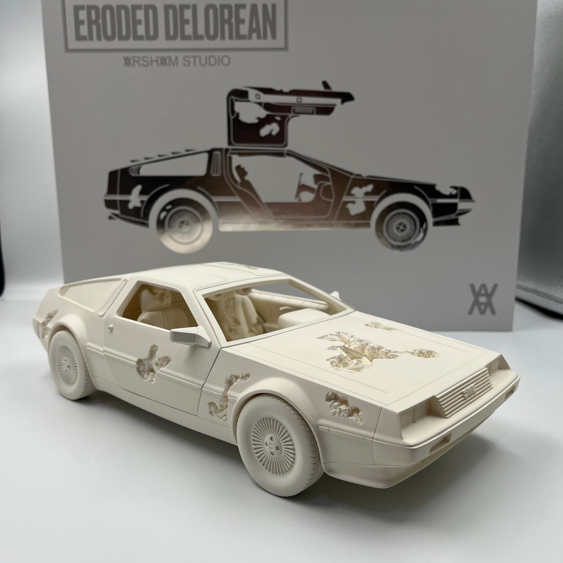 Daniel Arsham - Eroded DeLorean – Prescription Art