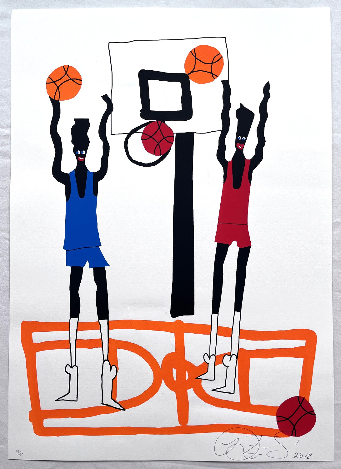 Devin Troy Strother - Untitled (Basketball) (2018)