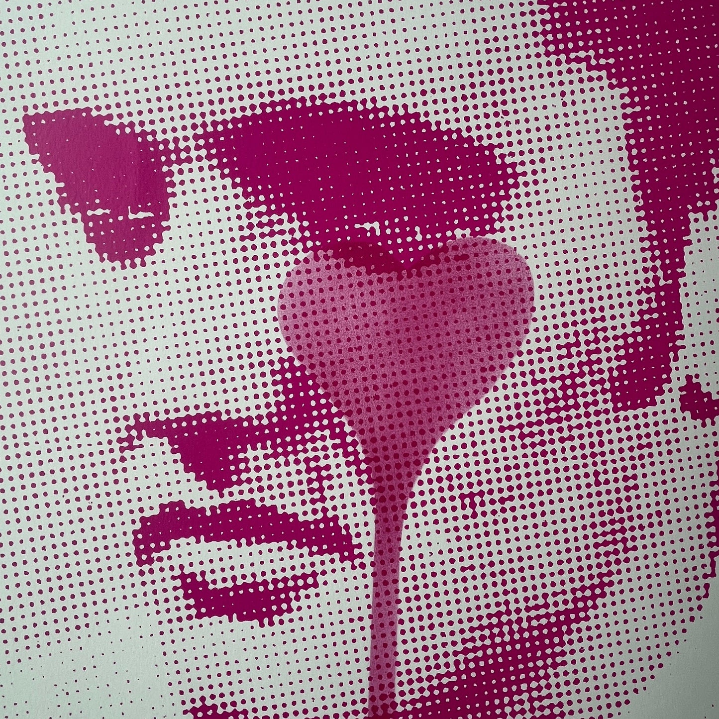 Pure Evil - Elvis First Photo, 1954 (Pink Heart)