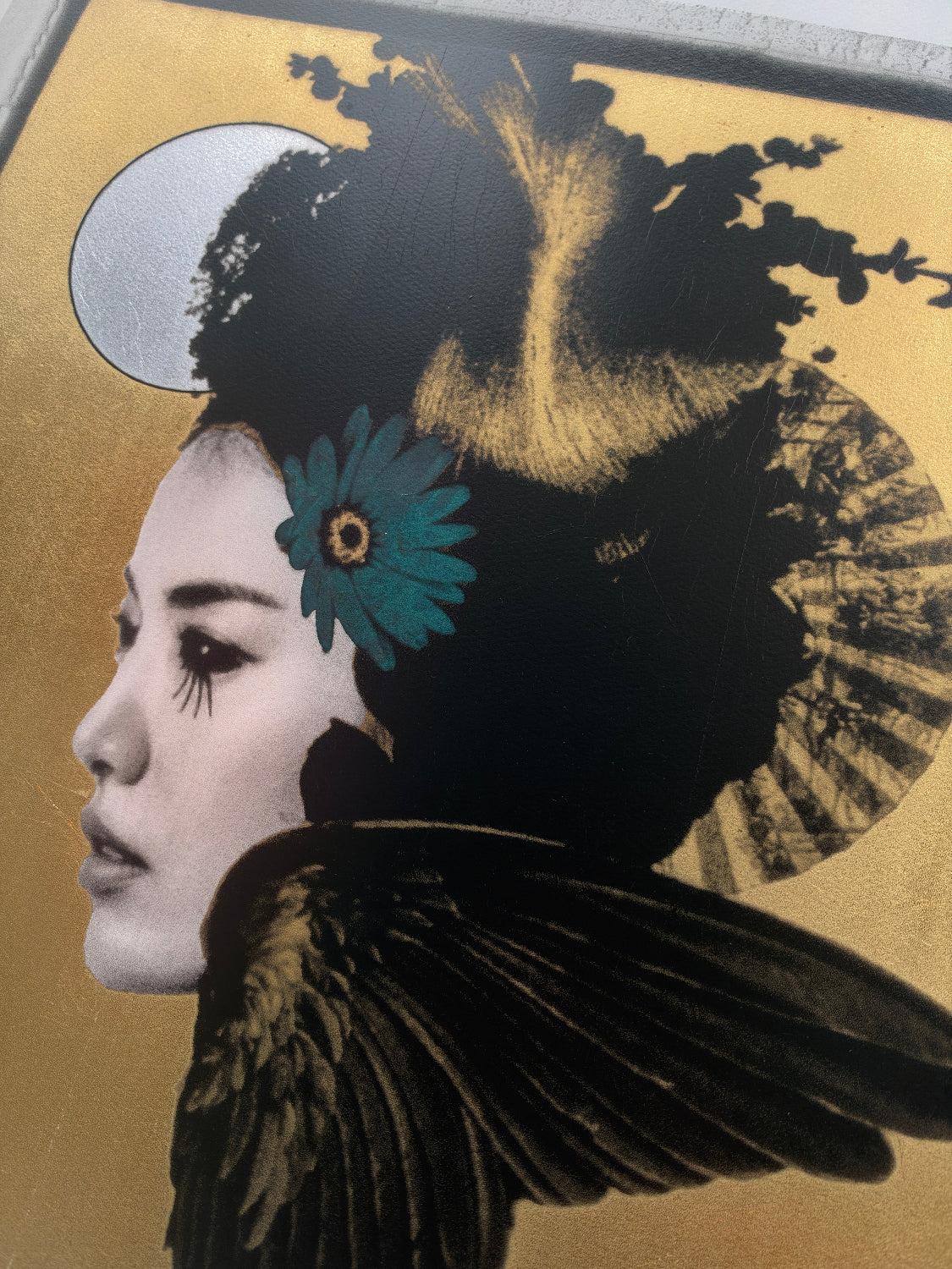 Andrew Millar - The Flowers Whirl Away (Gold) Screenprint
