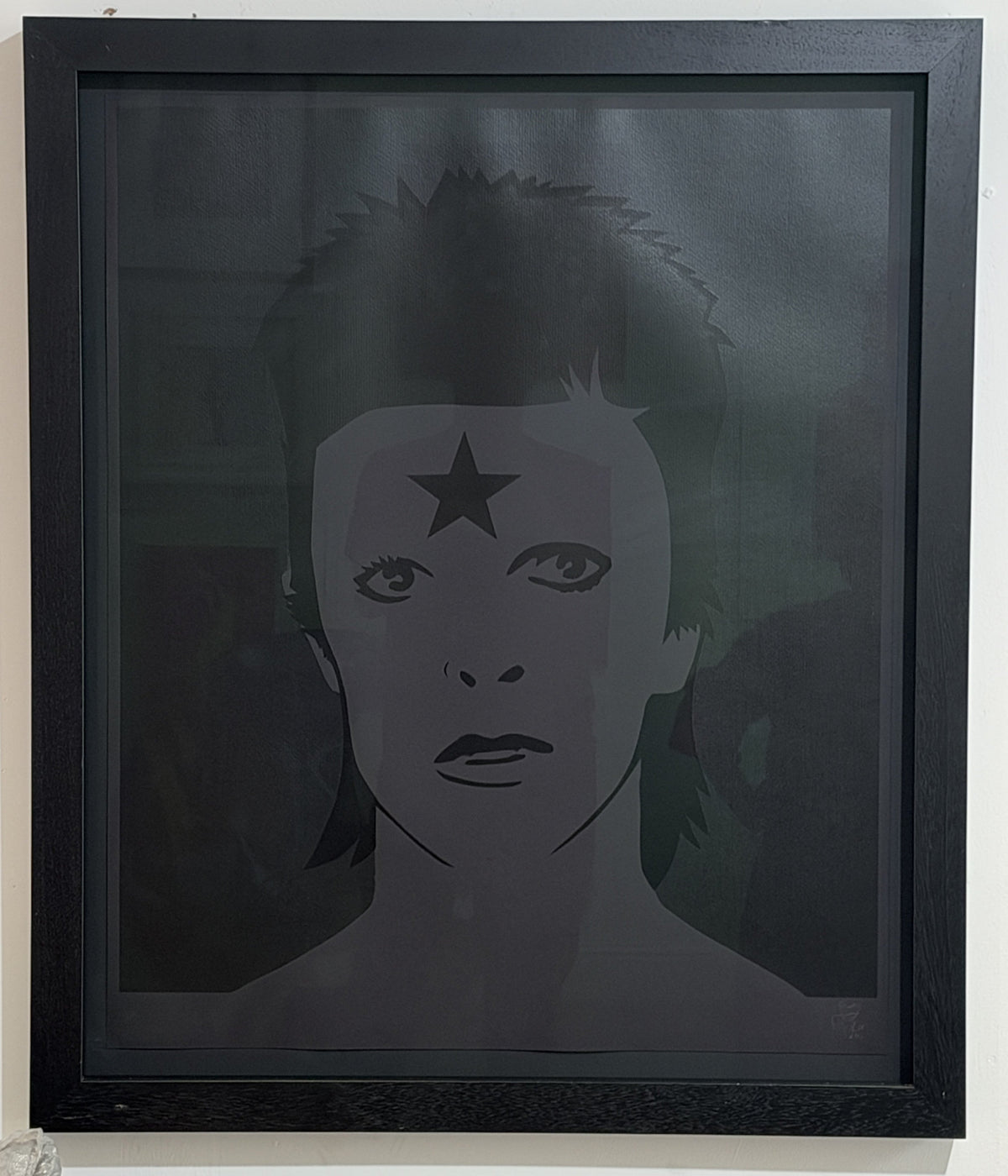 Pure Evil - A Lad Insane (Black On Black) (Framed)