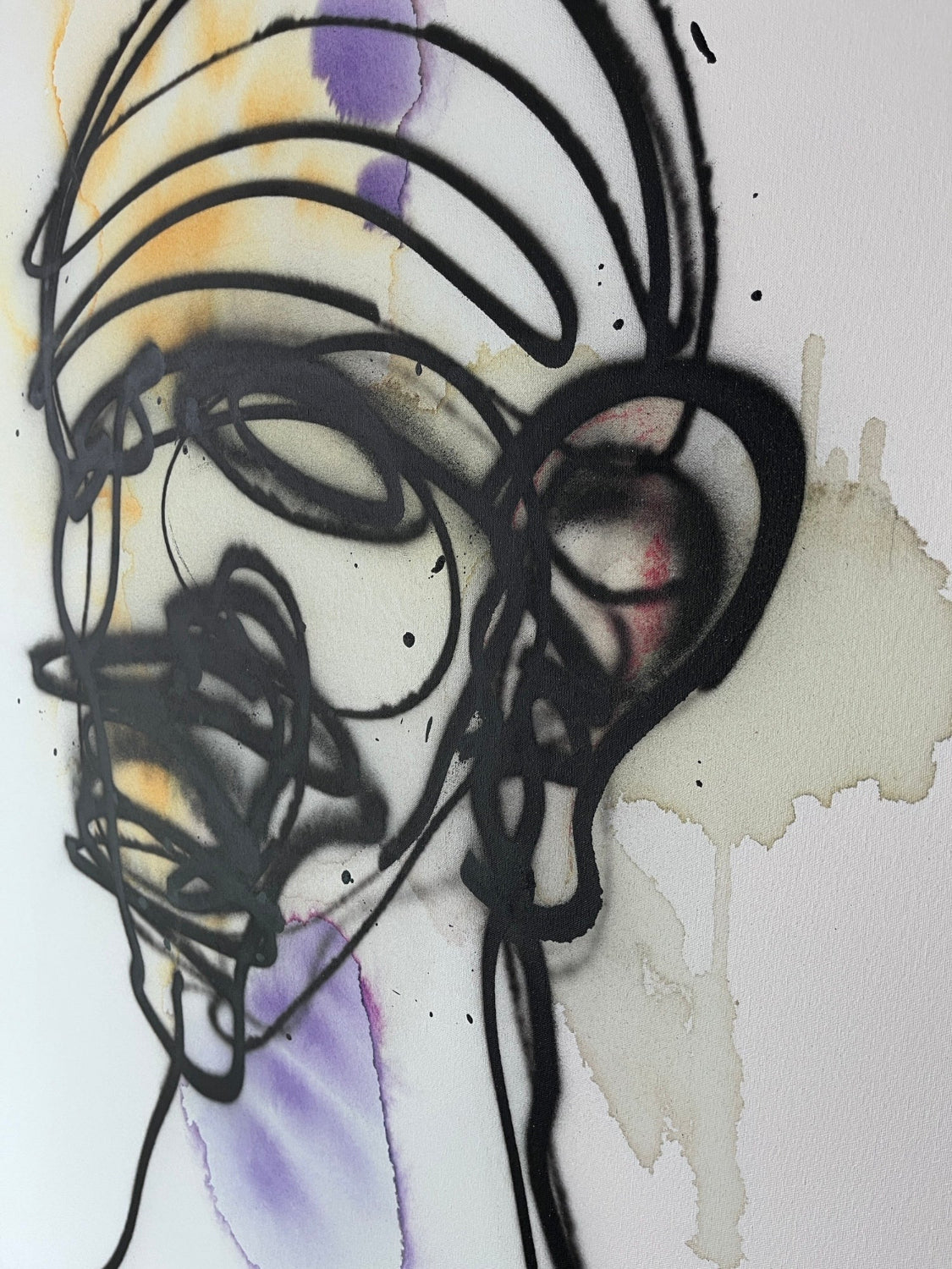 Adam Neate - Portrait 25 (Large Original Canvas)