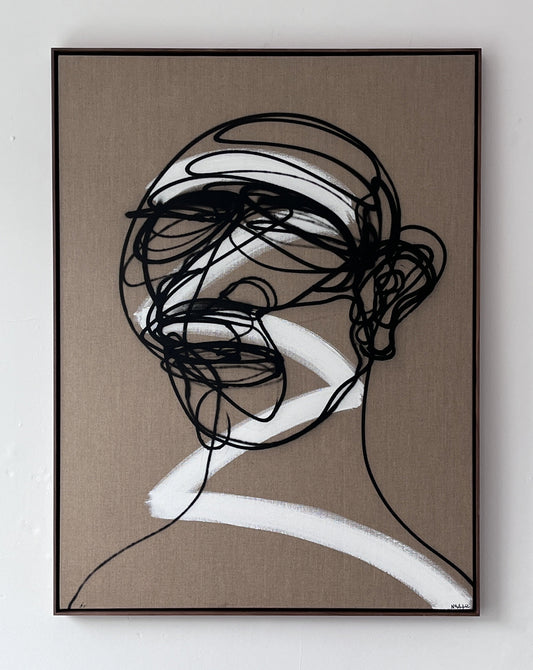 Adam Neate - Portrait 31 (Large Original Canvas)