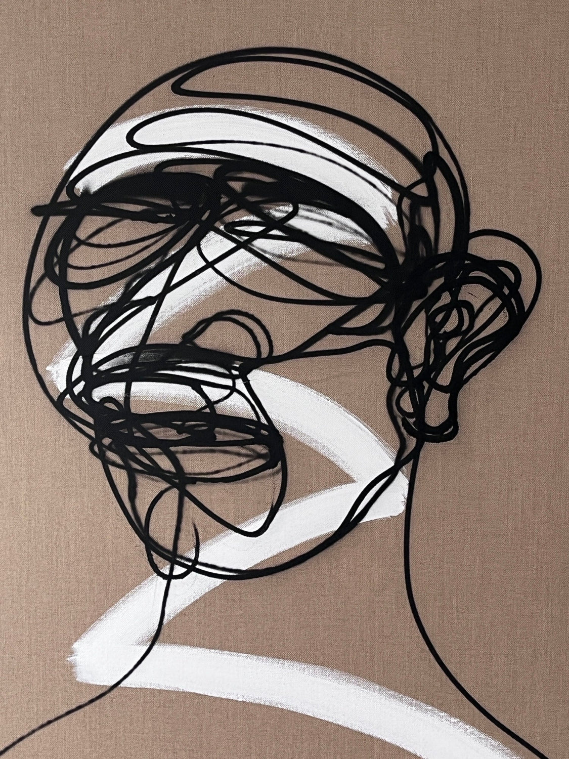 Adam Neate - Portrait 31 (Large Original Canvas)