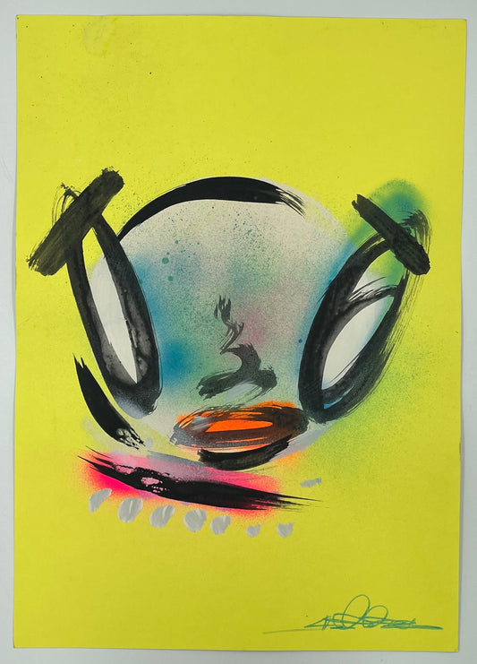 Stevie Unknown - Mini Headz 3 (Original Painting)