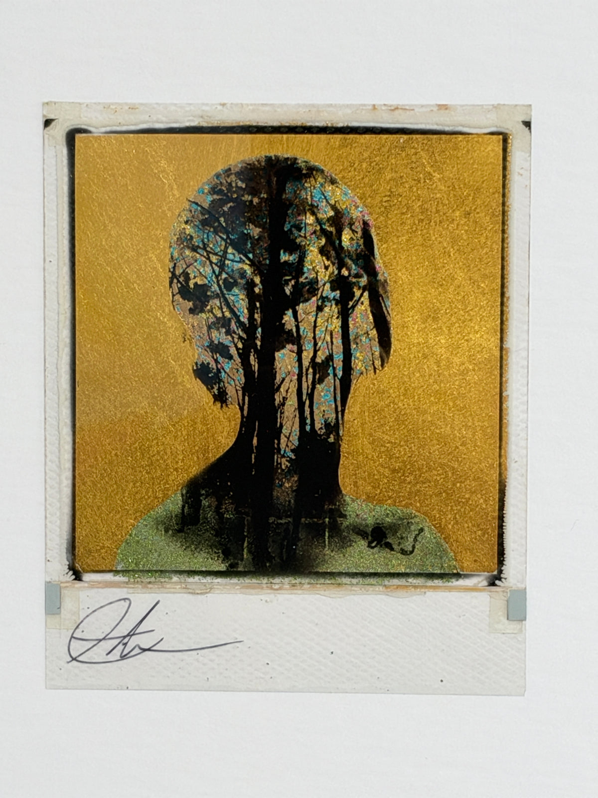 Andrew Millar - Rise (Multi-Gilded) (Framed Polaroid)