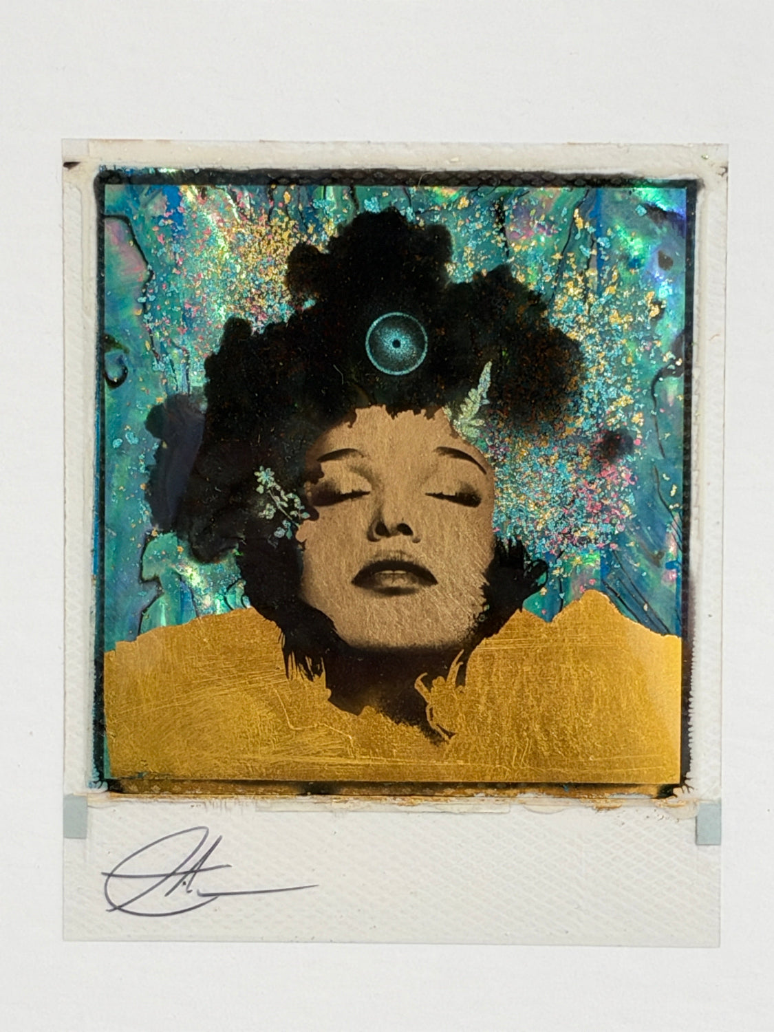 Andrew Millar - We Are (Multi-Gilded with Mother Of Pearl) (Framed Polaroid)