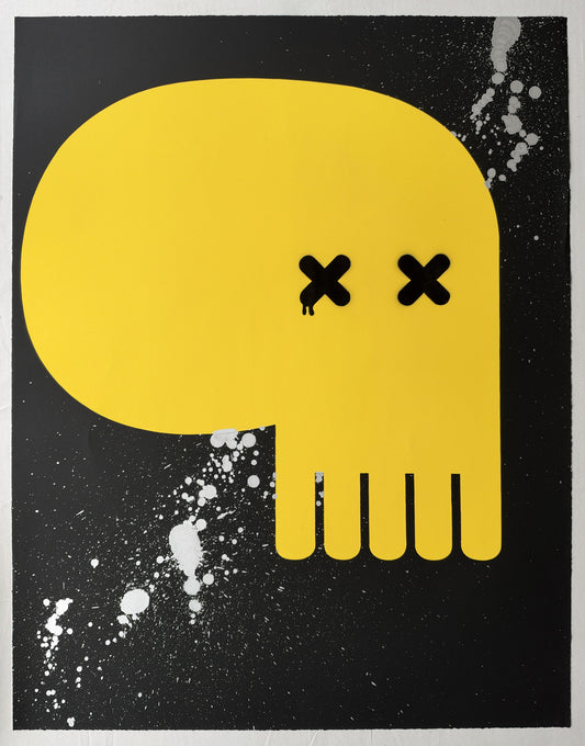 Sickboy - Love Peace Happiness & (Death) (Hand-Finished Screenprint)