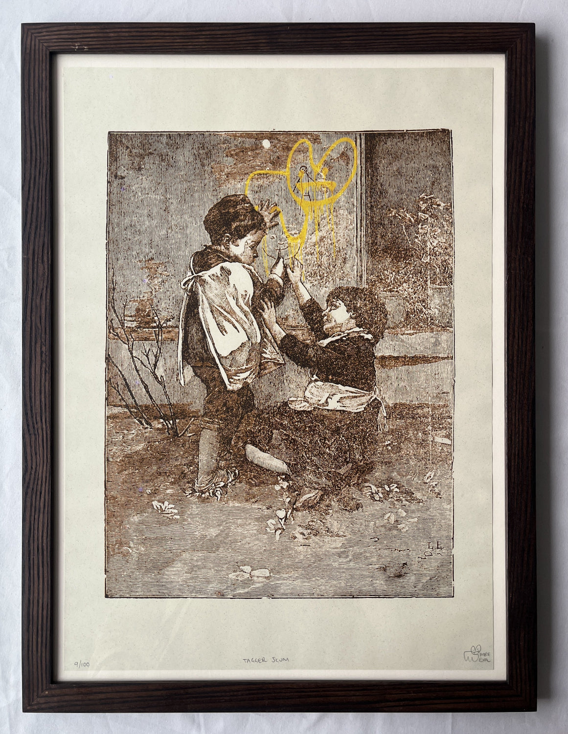 Pure Evil - Tagger Scum (Framed)