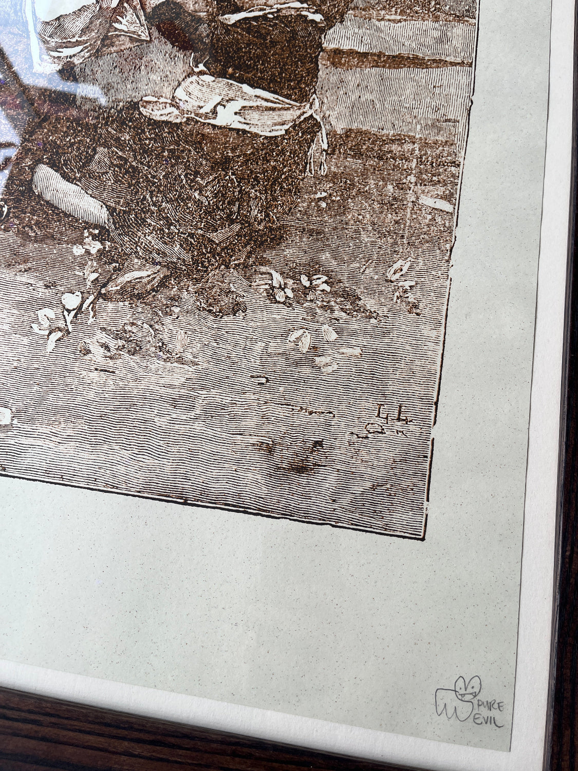 Pure Evil - Tagger Scum (Framed)