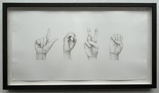 Dean Zeus Colman  - Signed With Love (White) (Framed)