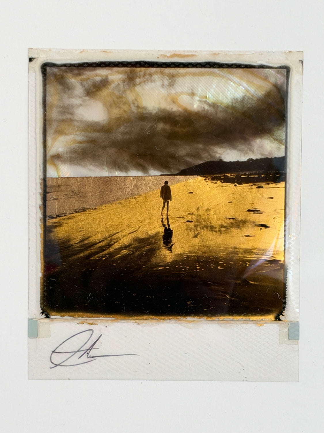Andrew Millar - Golden Path (Multi-Gilded with Mother Of Pearl) (Framed Polaroid)