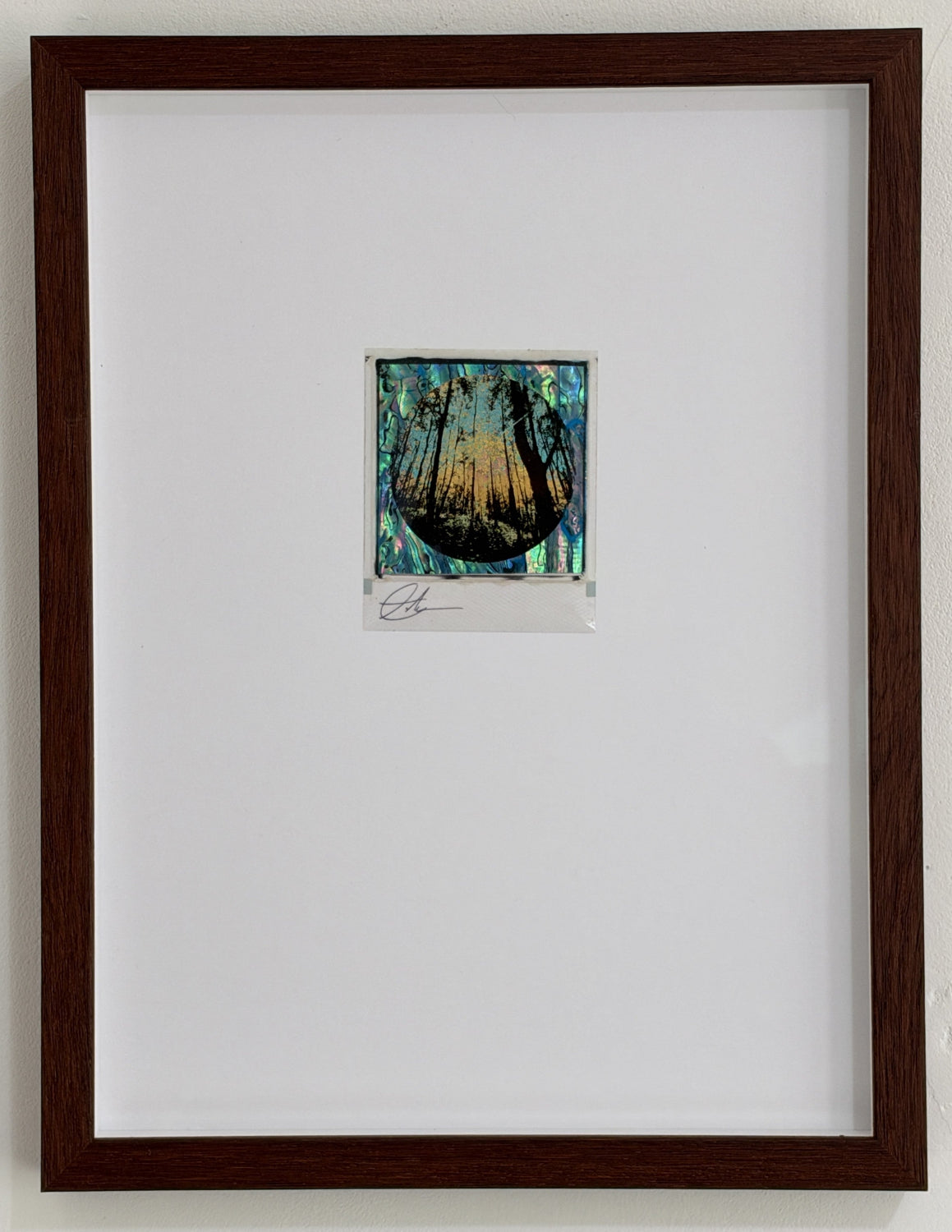 Andrew Millar - Forest Visions (Multi-Gilded with Mother Of Pearl) (Framed Polaroid)