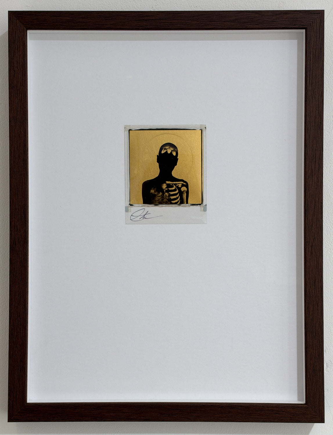 Andrew Millar - Fractured (Gold Leaf) (Framed Polaroid)