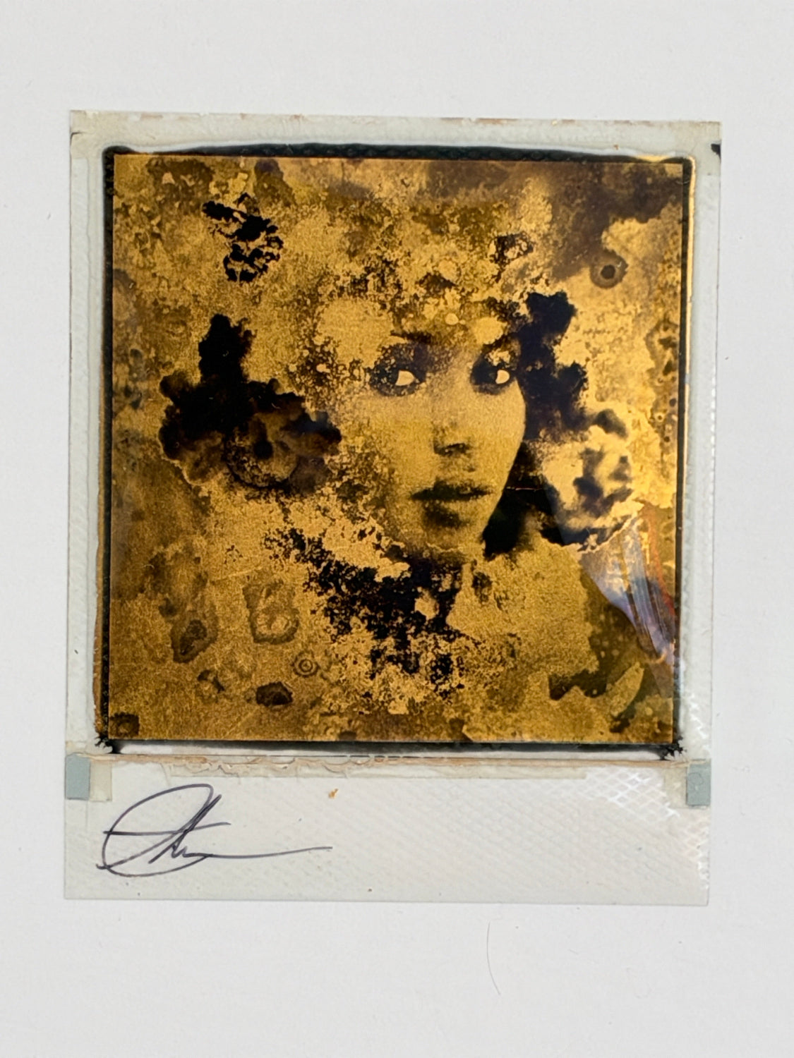 Andrew Millar - Ripples (Gold Leaf Polaroid)