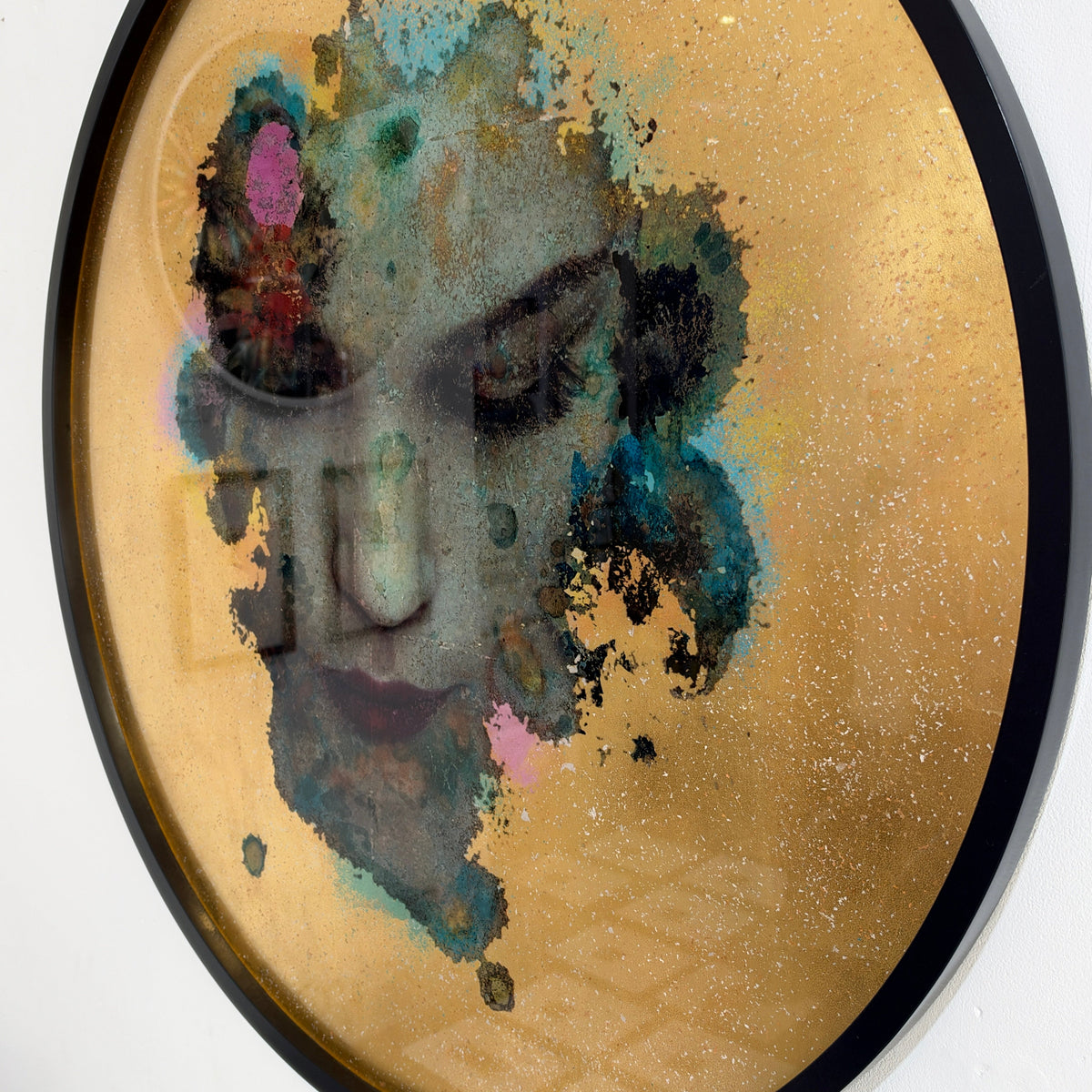 Andrew Millar - Falling Leaves (Large Framed Disc)