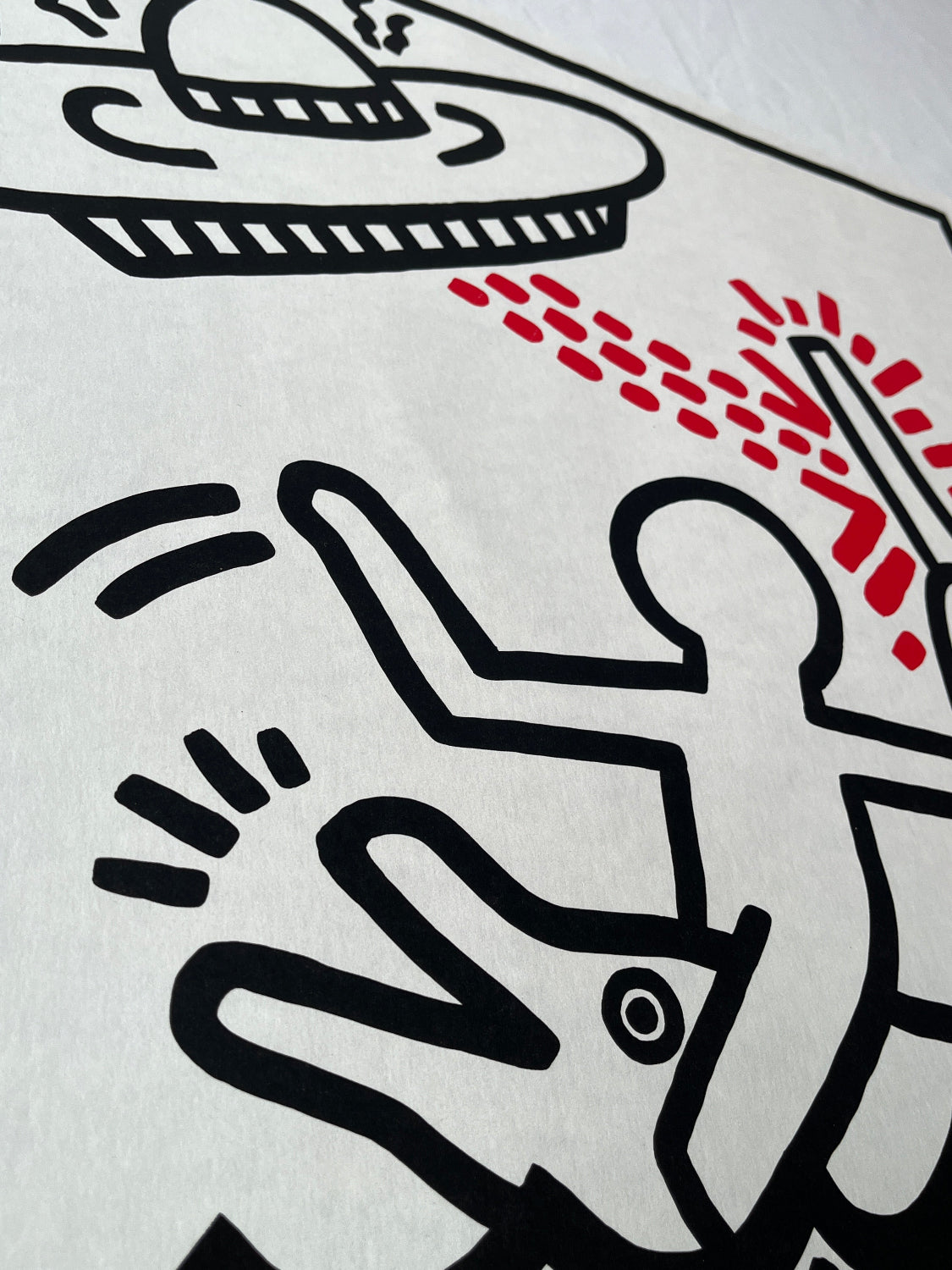Keith Haring - Galerie Watari Exhibition Poster, 1983