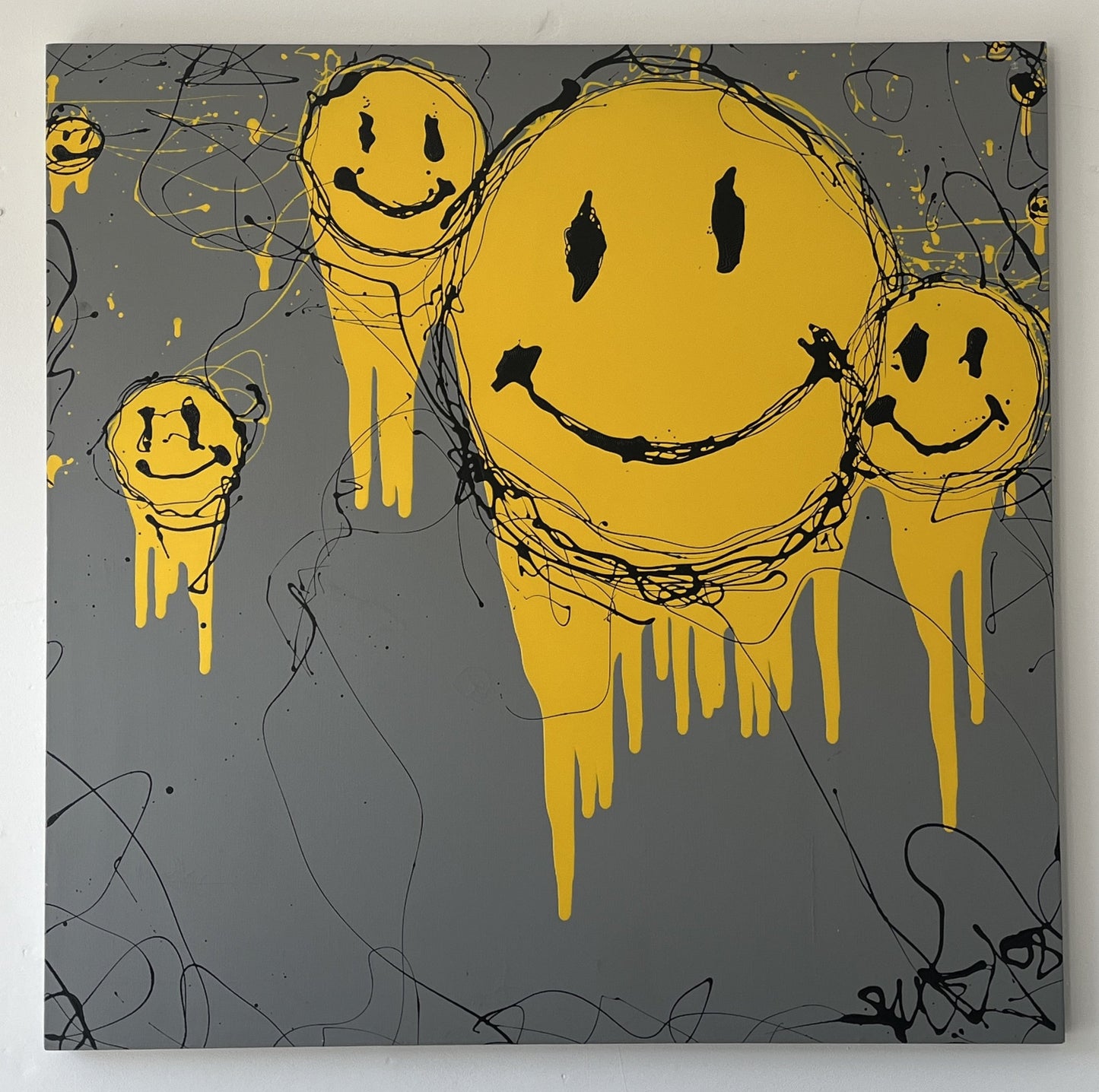 RYCA (Ryan Callanan) - Acid Moon #3 (Original Canvas)