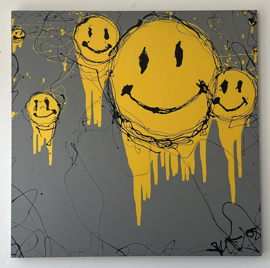 RYCA (Ryan Callanan) - Acid Moon #3 (Original Canvas)