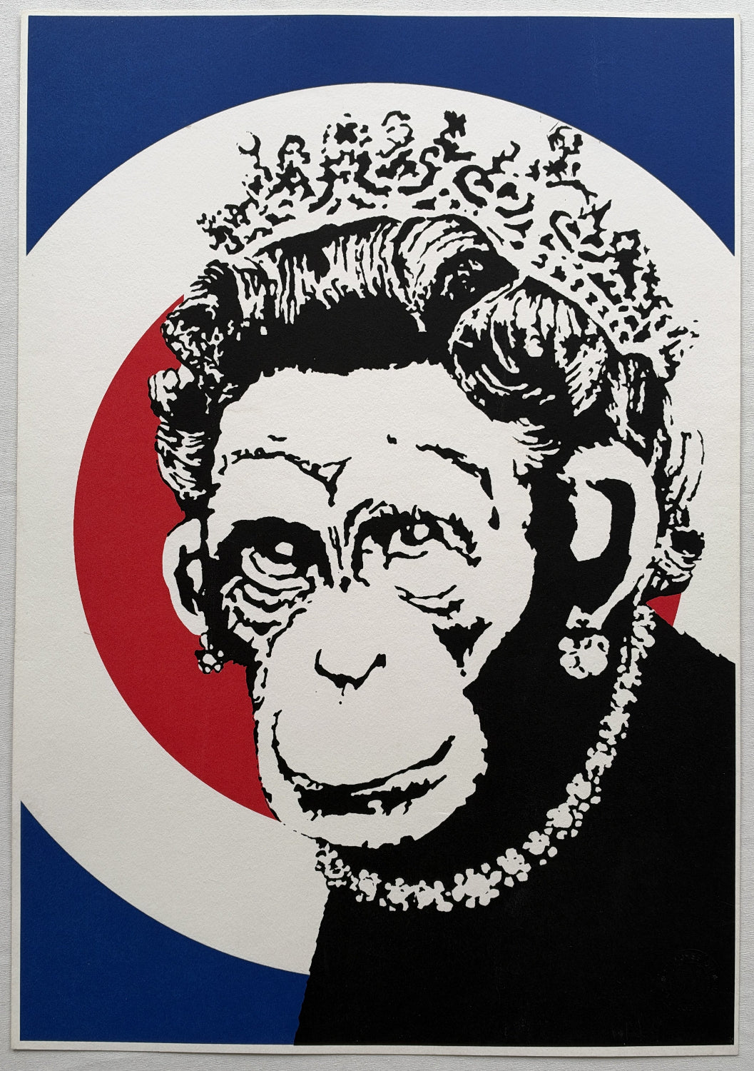 Banksy - Monkey Queen (Signed)